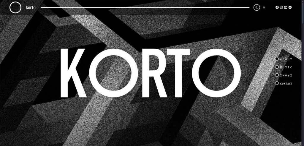 Capture d'écran de la page d'accueil du site www.clubkorto.caughtbytheweb.fr/